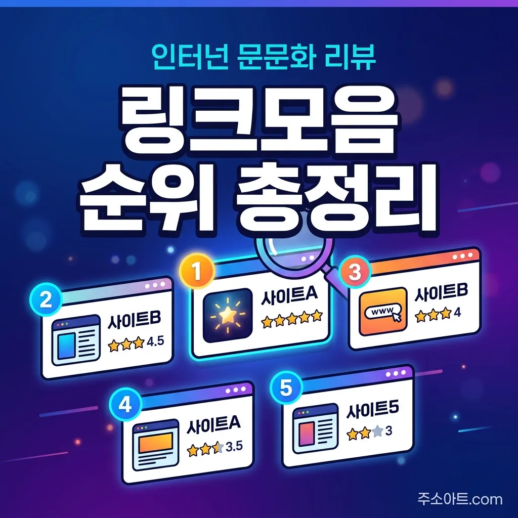 한국 사람들이 진짜 많이 쓰는 링크모음 사이트 TOP 5 — 직접 비교 리뷰